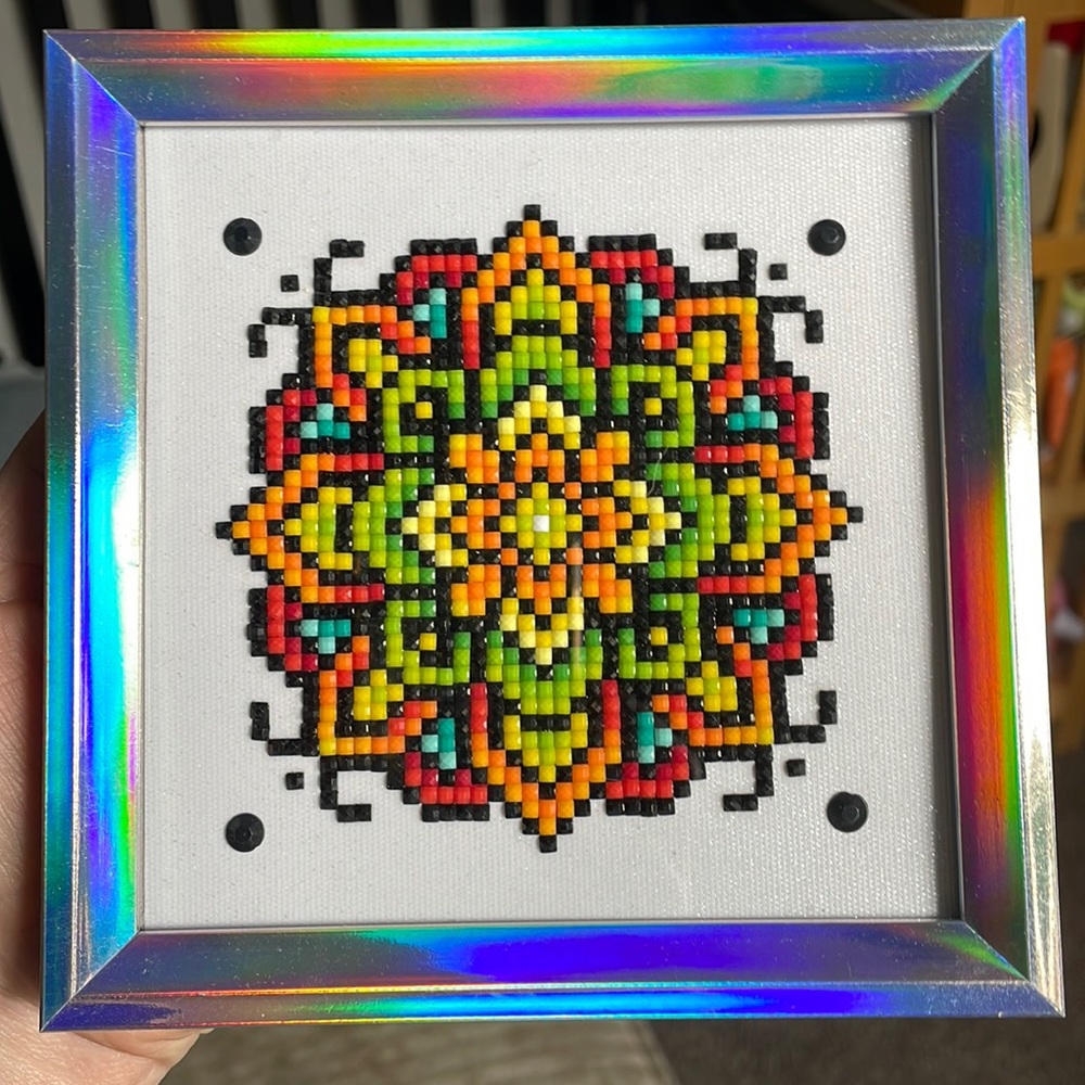 Framed Mandala Paintgems